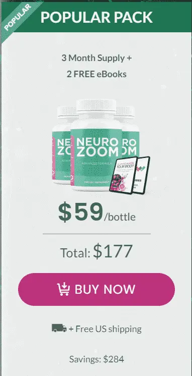 Neurozoom - 3 Bottle Pack